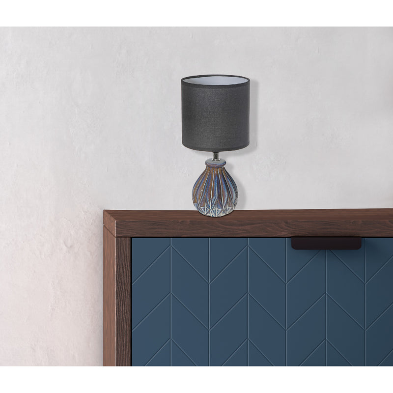 Ceramic Table Lamp With Shade Origami