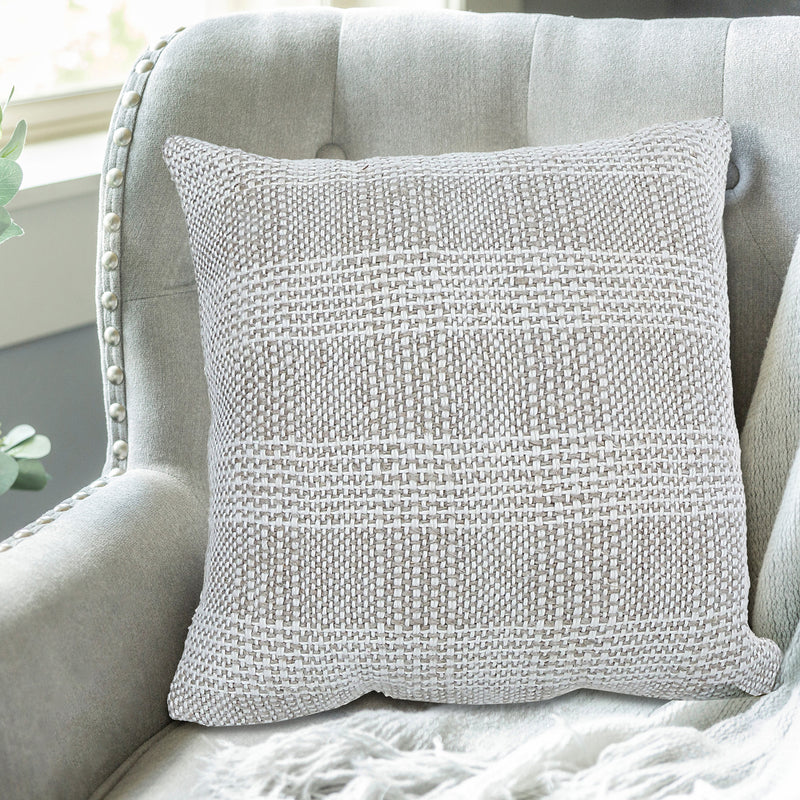 Chuncky Plaid Cotton Linen Cushion 22 X 22 - Set of 2
