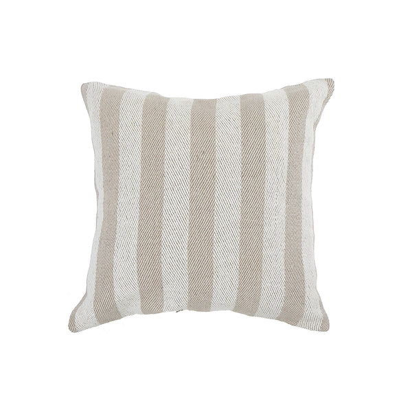 Cotton Linen Yarn Dyed Chevron Weave Cushion 22 X 22 - Set of 2