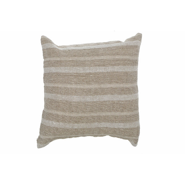 Cotton Linen Natural Yarn Cushion 22 X 22 - Set of 2