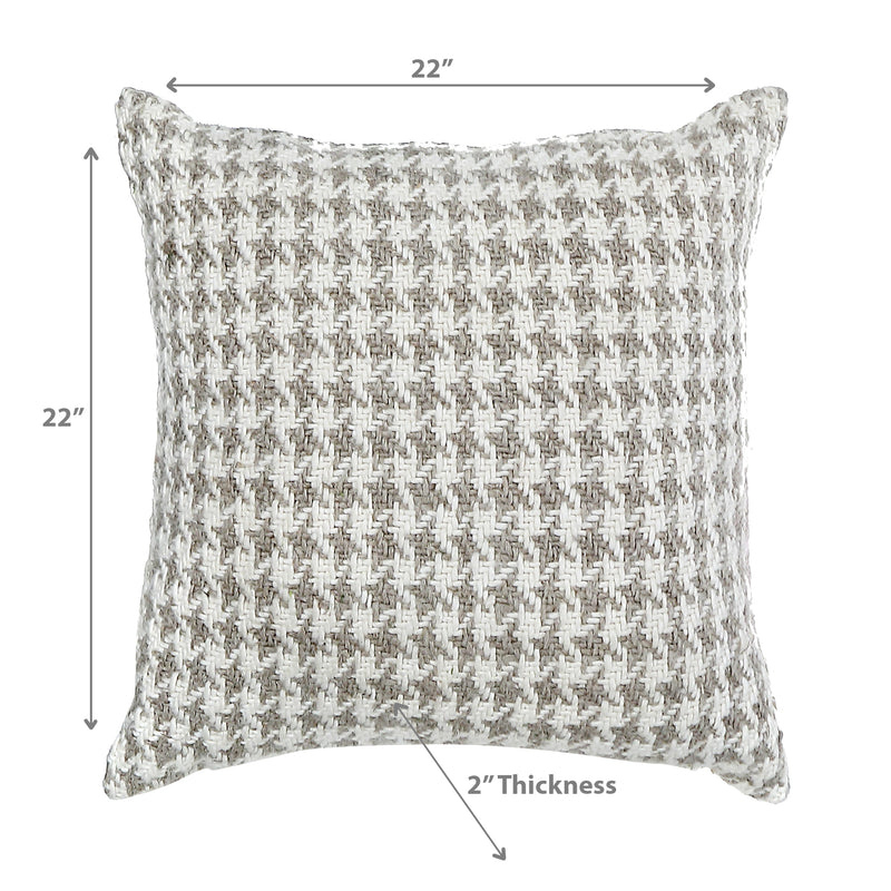Cotton Linen Heavy Texture Cushion 22 X 22 - Set of 2