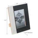 Black & White Inlay Photo Frame