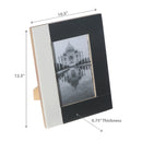 Black & White Inlay Photo Frame