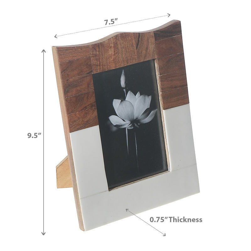 Wooden & Resin Inlay Photo Frame