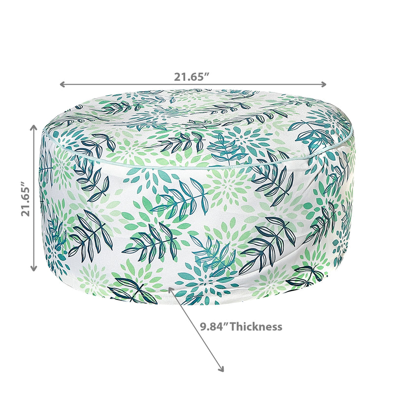 April Outdoor Inflatable Pouf Leaves 22 X 22
