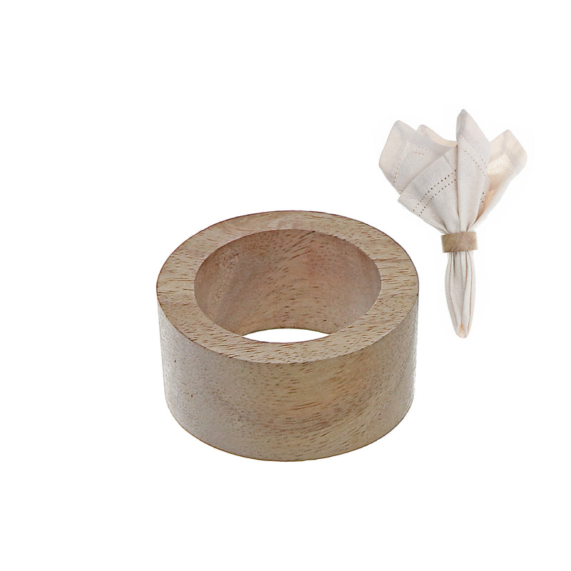 Wooden Napkin Ring - Set of 6