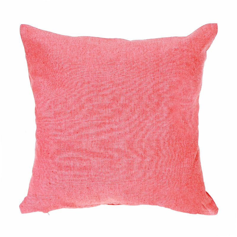 Chambray Cushion With Zipper - Set of 2