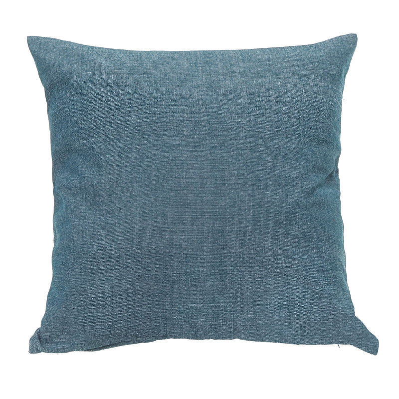 Chambray Cushion With Zipper - Set of 2