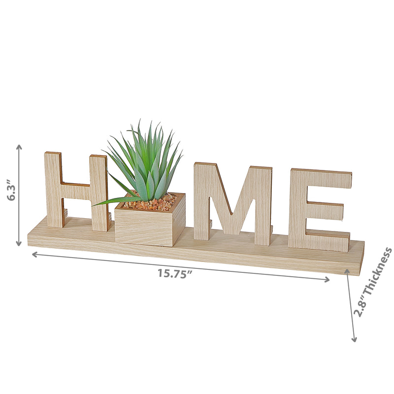 MDF Home Decoration With Faux Plants