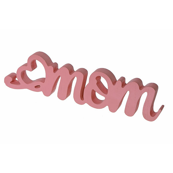Wooden Word Sign Mom