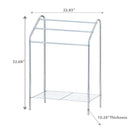 3 Tier Towel Rail With Bottom Storage Rack