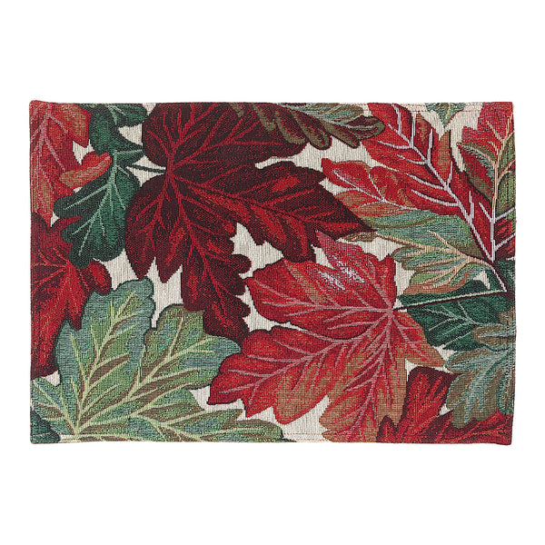 Tapestry Placemat (Maple Leaves) (13 X 18) - Set of 12