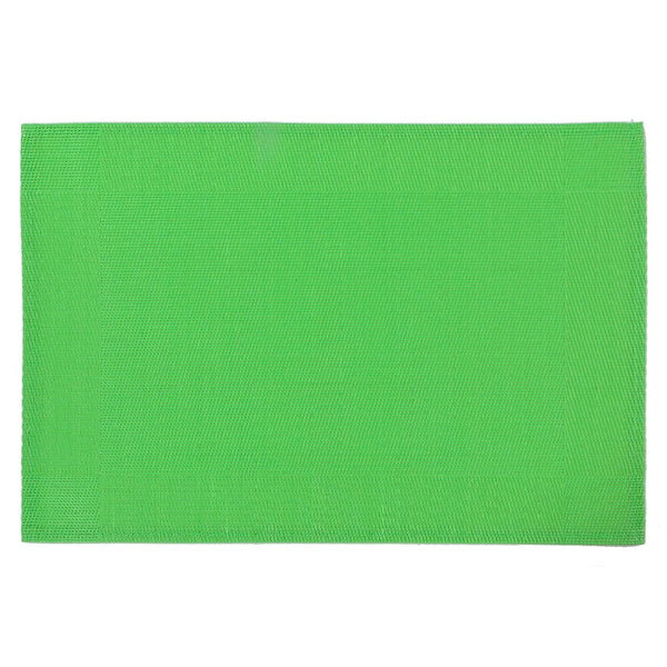Vinyl Placemat (Classic) (Lime Green) - Set of 12