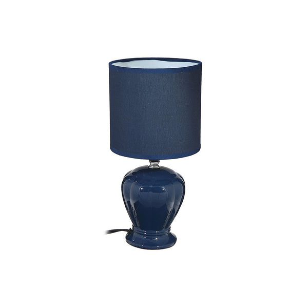 Ceramic Table Lamp With Shade 12.6" (Sapphire) 