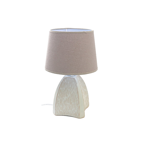Ceramic Table Lamp With Shade (Pyramidal)