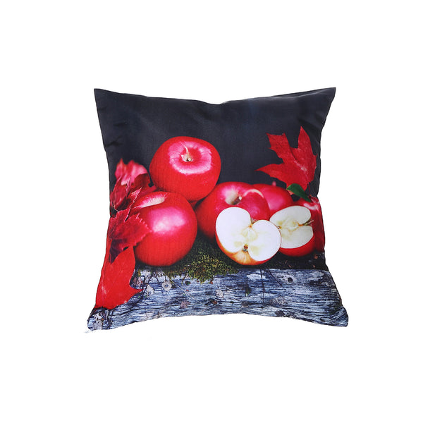 Polyester Digital Print Cushion Fresh Apples 18 X 18 - Set of 2