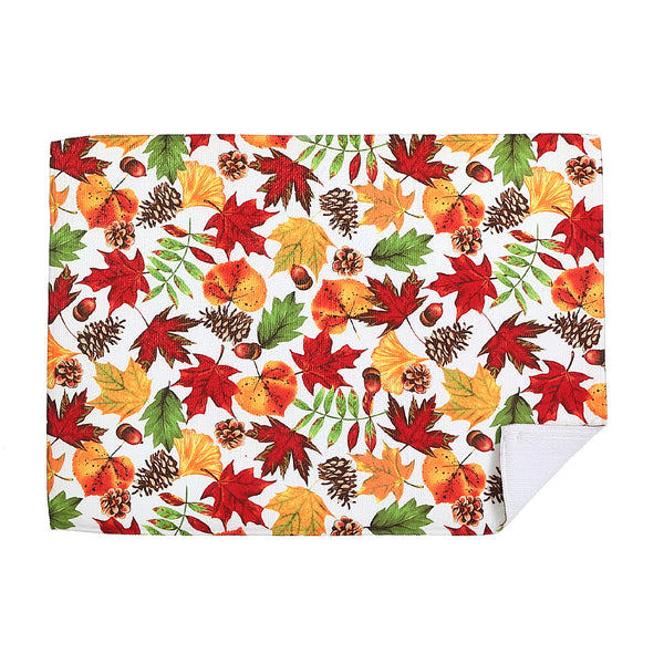 Microfibre Drying Mat (Autumn Foliage) - Set of 2