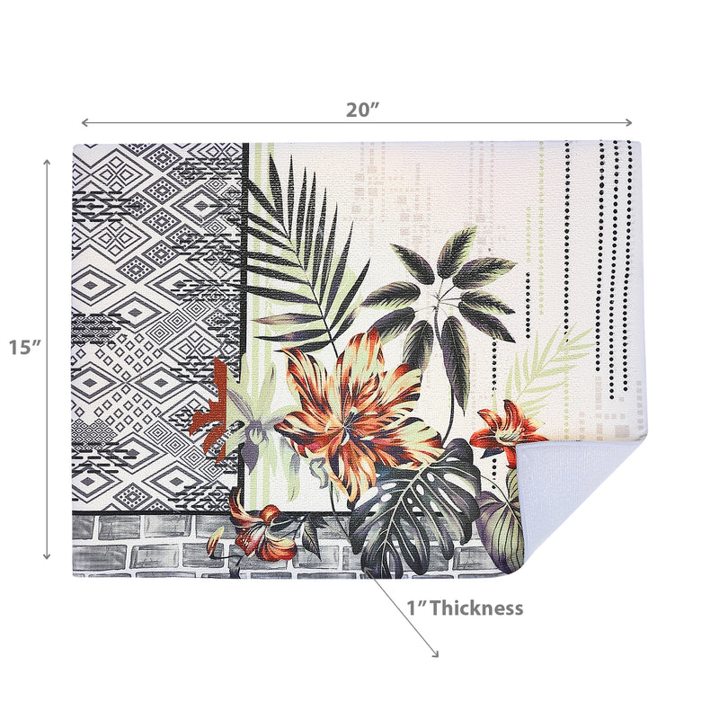 Microfibre Drying Mat Tropical Chic - Set of 2