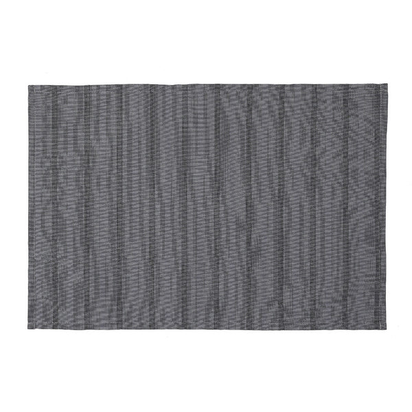 Stripe Outdoor Placemat (Gray) - Set of 12