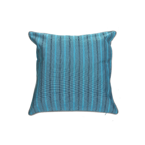Striped Outdoor Waterproof Cushion (Blue) - Set of 2