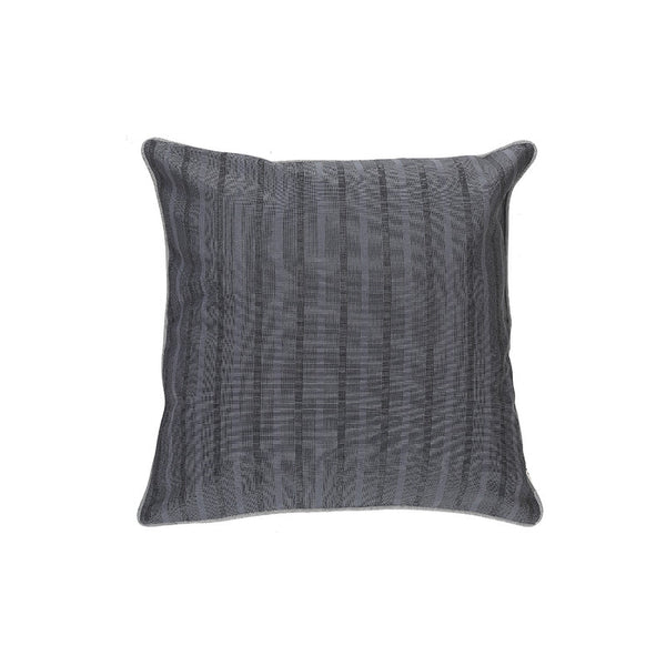 Striped Outdoor Waterproof Cushion (Gray) - Set of 2