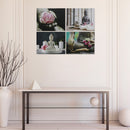 Canvas Wall Art Zen Buddha  - Set of 4
