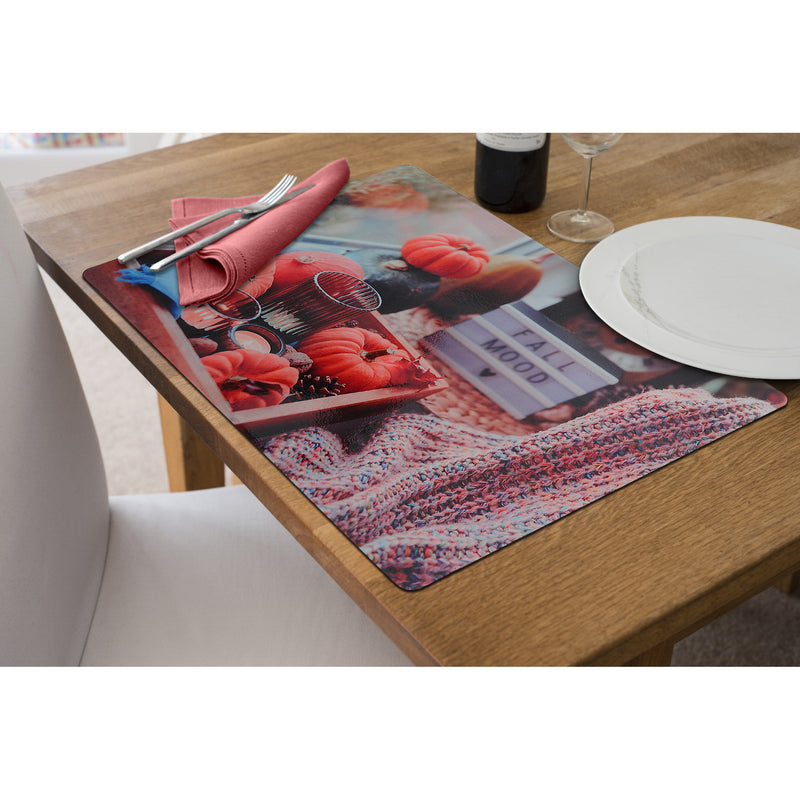 Plastic Placemat Fall Mood - Set of 12