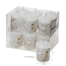Mushroom Votive Sweet Jasmine  - Set of 12