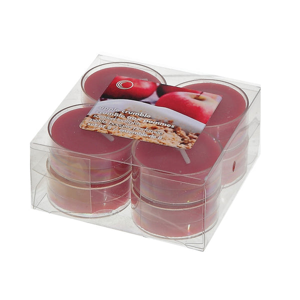 8 Pk Scented Tealights (Apple Crumble) - Set of 2