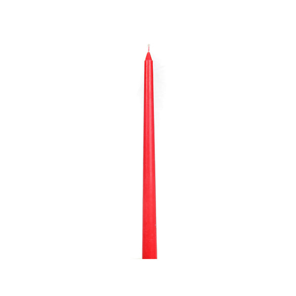 12" Unscented Tapers (Red) (12/Display) - Set of 12