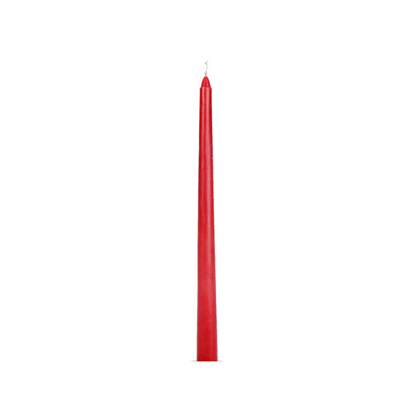 12" Unscented Tapers (Burgundy) (12/Display) - Set of 12