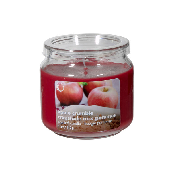11 Oz Scented Jar With Pvc Lid (Apple Crumble) - Set of 2