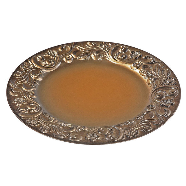 Charger Plate (Baroque) (Gold Brushed)