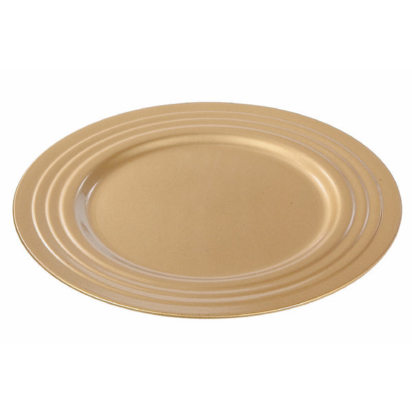 Charger Plate (Orbit) (Gold) (13") - Set of 6