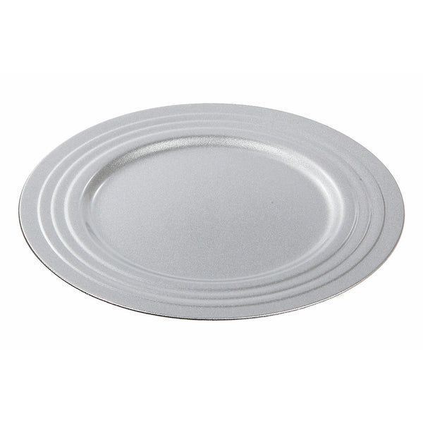 Charger Plate (Orbit) (Silver) (13") - Set of 6