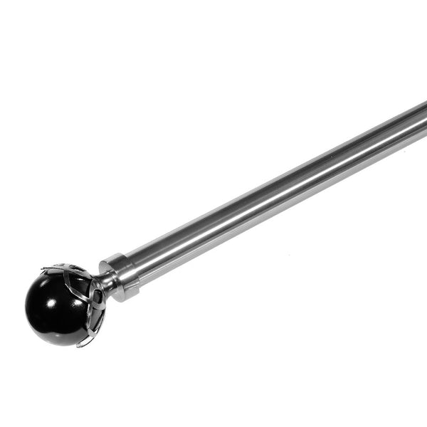 25/28Mm Drape Pole Set (Black Pearl - Nickel) (48-84)