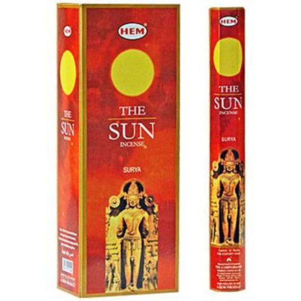 Hem Incense (20 Stick) - The Sun - Set of 6