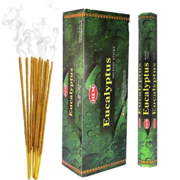 Hem Incense (20 Stick) - Eucalyptus - Set of 6