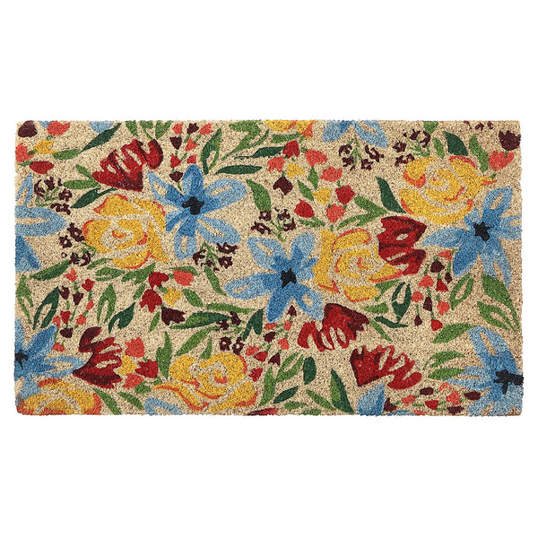 Coir Door Mat (Floral Delight)