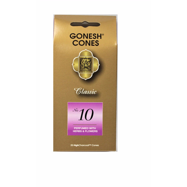 Gonesh Classic Cones No. 10 - Herbs & Flower (Set of 8)