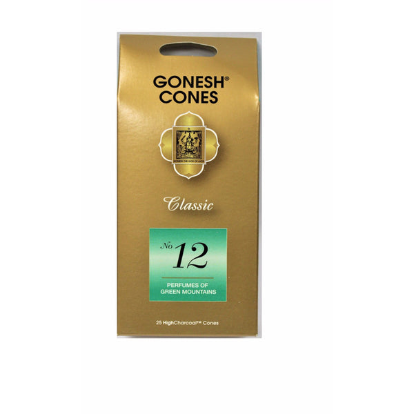 Gonesh Classic Cones No. 12 - Green Mountains (Set of 8)