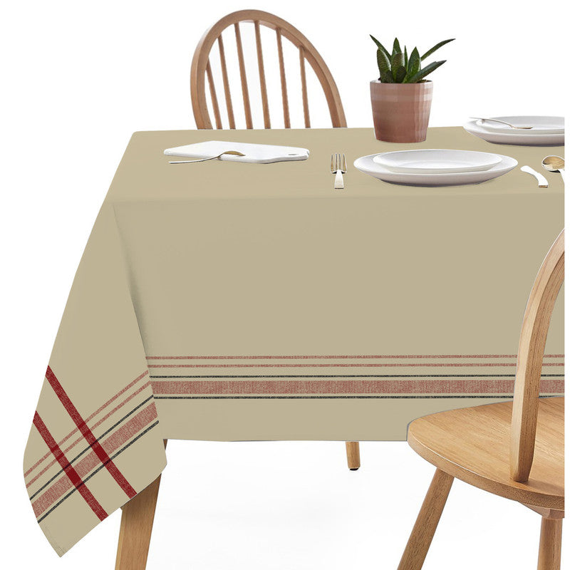 French Border Tablecloth (52 X 72) (Taupe)