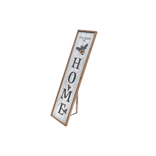 Floor Standing Framed Wall Sign (It'S Good To Bee Home)