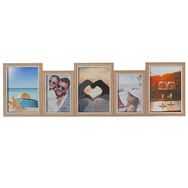 Collage Frame - Oakridge (2 - 4 X 6 + 3 - 5 X 7)
