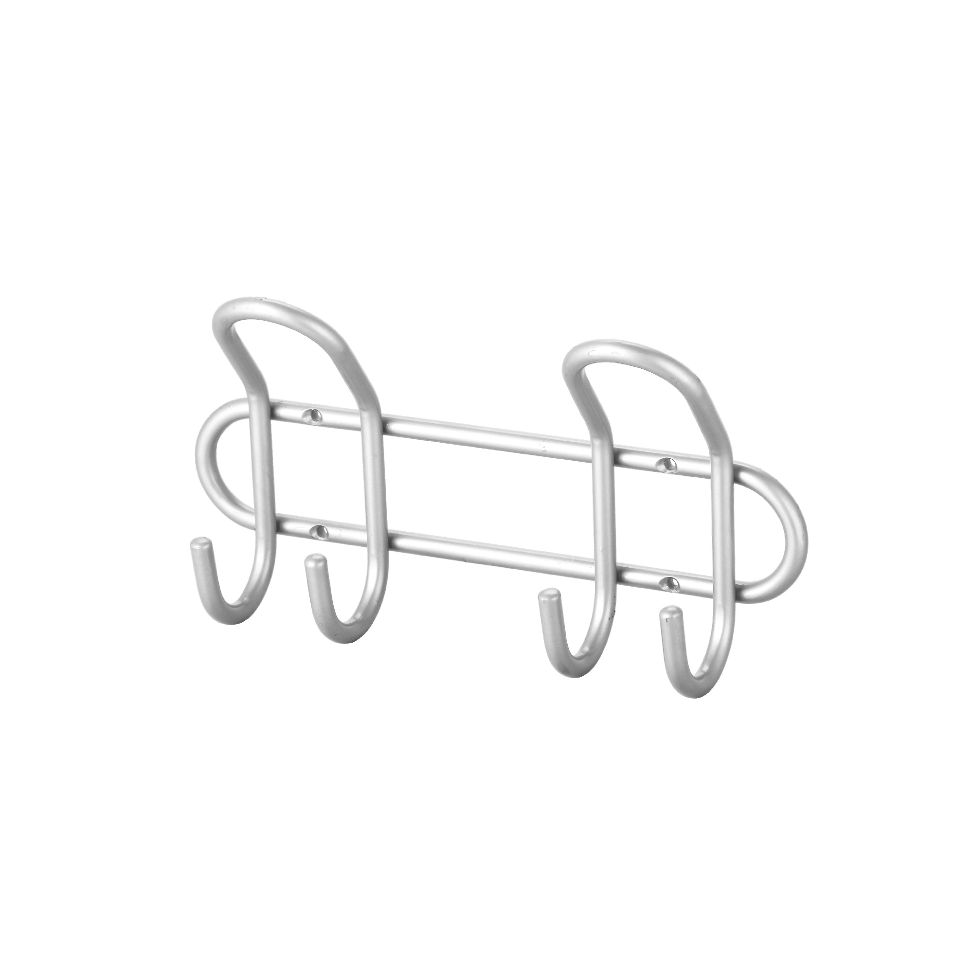 4 Hook Heavy Duty Chrome Wall Mount 4 Hook Heavy Duty Chrome Wall Mount