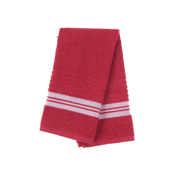 Deluxe Hand Towel (16 X 27) (Red) - Set of 6