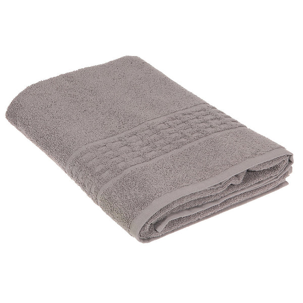 Basketweave Bath Towel (27 X 50) (Light Gray) - Set of 2
