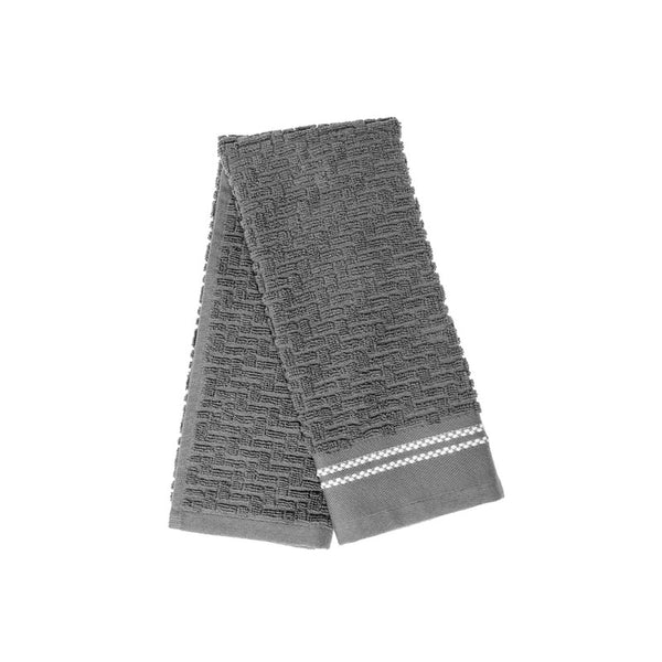 Luxury Stitch Hand Towel (16 X 27) (Cool Gray) - Set of 6