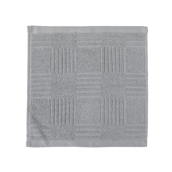 Arista Wash Cloth (12 X 12) (Light Gray) - Set of 6