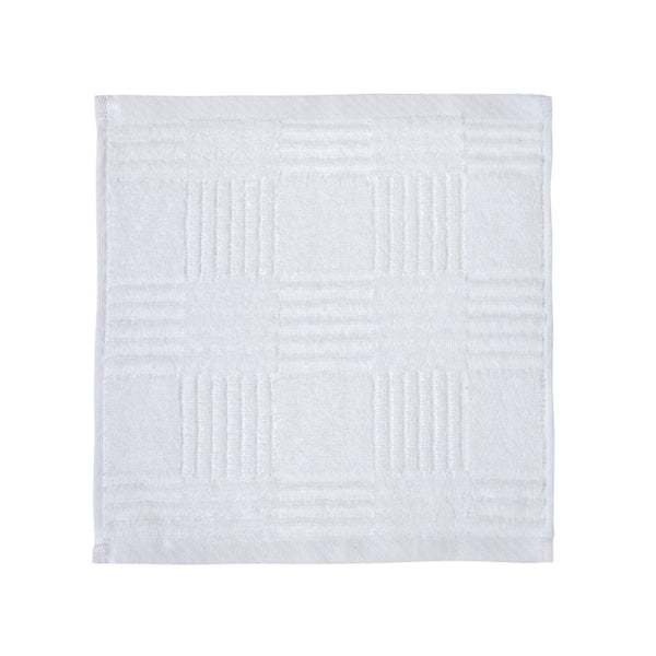Arista Wash Cloth (12 X 12) (White) - Set of 6